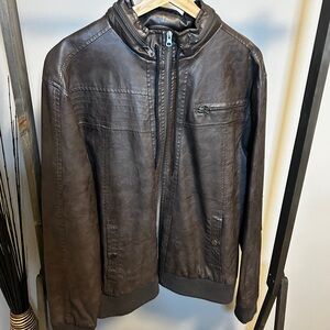 Nevada Brown Leather Jacket